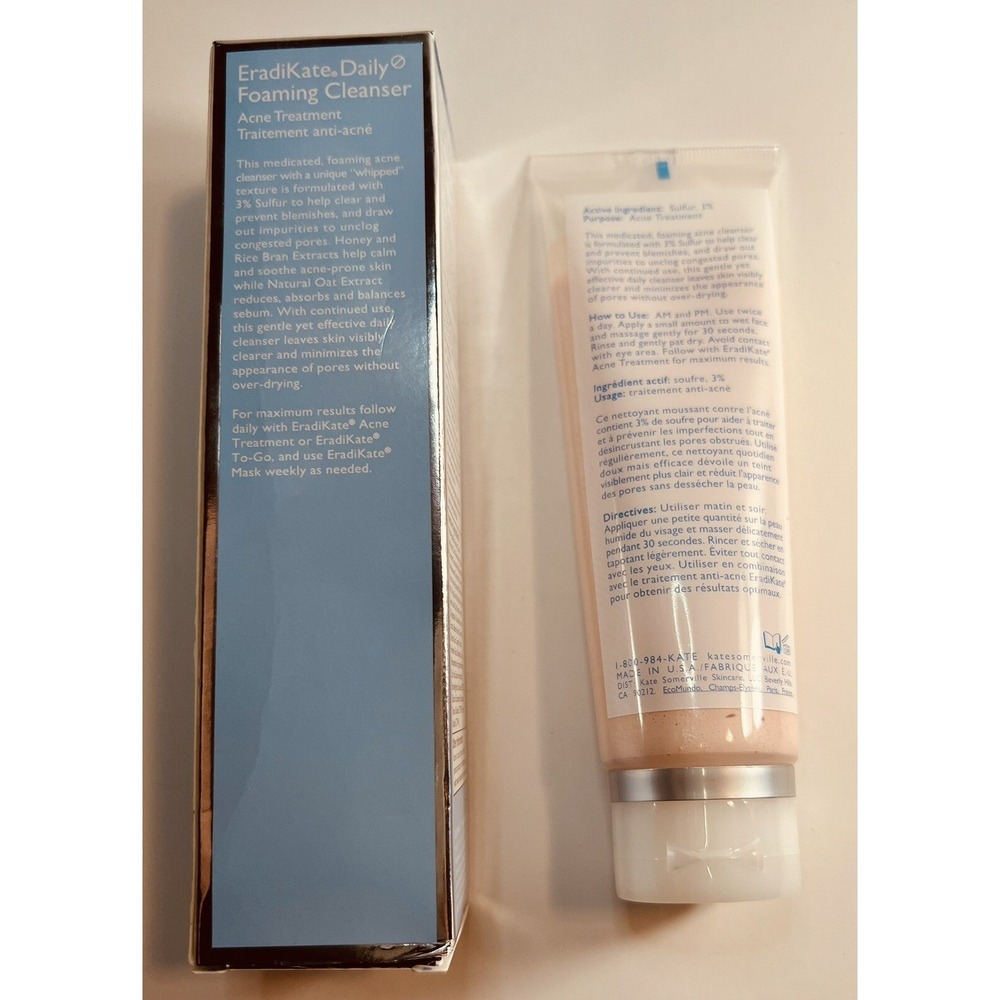 Kate Somerville Eradikate Daily Foaming Cleanser For Acne Prone Skin 120ml 4oz‎ - Picture 2 of 4